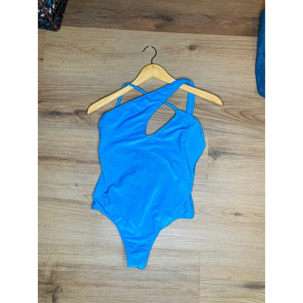 Women’s blue vintage swimsuit